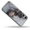 Casemania-iphone 17-Backcover Goud Grijs -Marmer Glitter-3