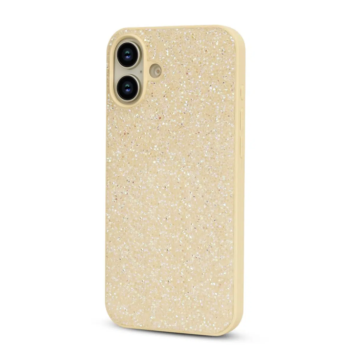 Cityhoesje-Backcover-iPhone 17-Glitter-Goud - Afbeelding 1