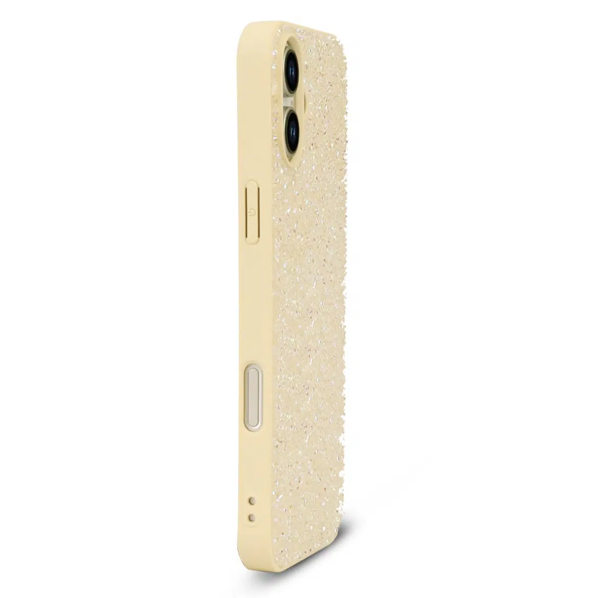 Cityhoesje-Backcover-iPhone 17-Glitter-Goud - Afbeelding 2