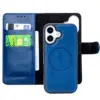 Casemania – Bookcase 2 in 1-Leer- Magsafe – iPhone 17-Blauw-2