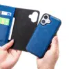 Casemania – Bookcase 2 in 1-Leer- Magsafe – iPhone 17-Blauw-3