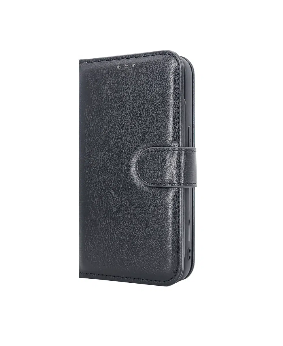 Iphone 16 Plus-Multiple Pockets Magnetic 2 in 1 Wallet -Zwart-3-Cityhoesje.nl