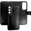 Multiple Pockets Magnetic 2 in 1 Wallet Samsung S25-Zwart-1-Cityhoesje.nl