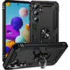 Samsung A17 Kickstand Ring-Armor-Zwart-Cityhoesje.nl