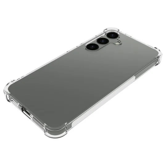 Cityhoesje - Backcover - Anti-Shock - Geschikt voor - Samsung S25 FE - Transparant - Afbeelding 2