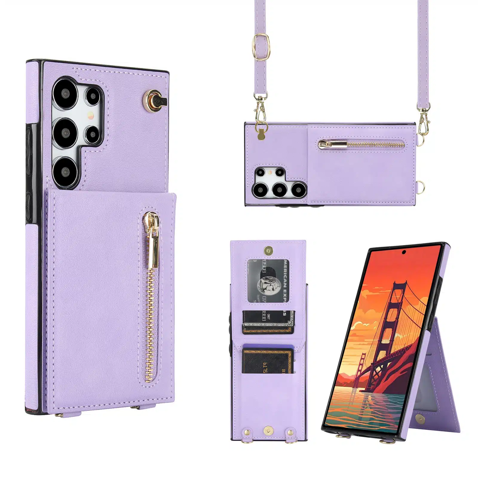 Solidenz-Fashion-Portemonnee-hoesje-met-koord-Samsung-Galaxy-S24-Ultra-Violet-v1