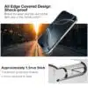 Solidenz-Backcover-siliconen-iPhone 17 Pro-18 Pro-Transparant - Thumbnail Image 4