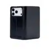 Cityhoesje-Bookcase-iPhone 17 Pro-18 Pro-Leer-Zwart - Thumbnail Image 2