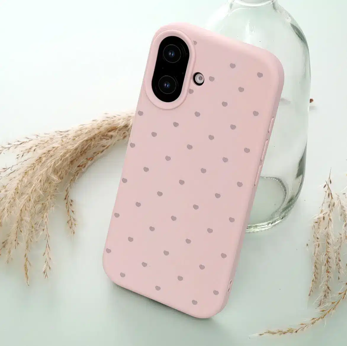 Casemania - Backcover hoesje - Siliconen - iPhone 17 licht roze - Afbeelding 3