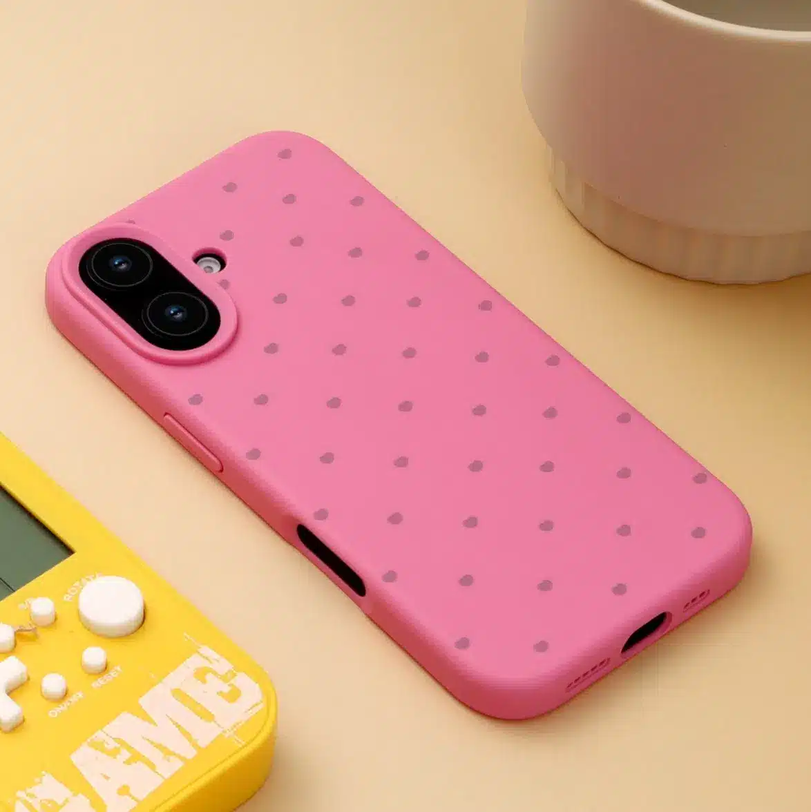 Cityhoesje-Backcover-Siliconen-iPhone 17-Roze - Afbeelding 3