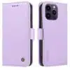 YK-Magnetic Clasp Drop-Bookcase-Paars-1-Iphone 15 Pro-Cityhoesje.nl