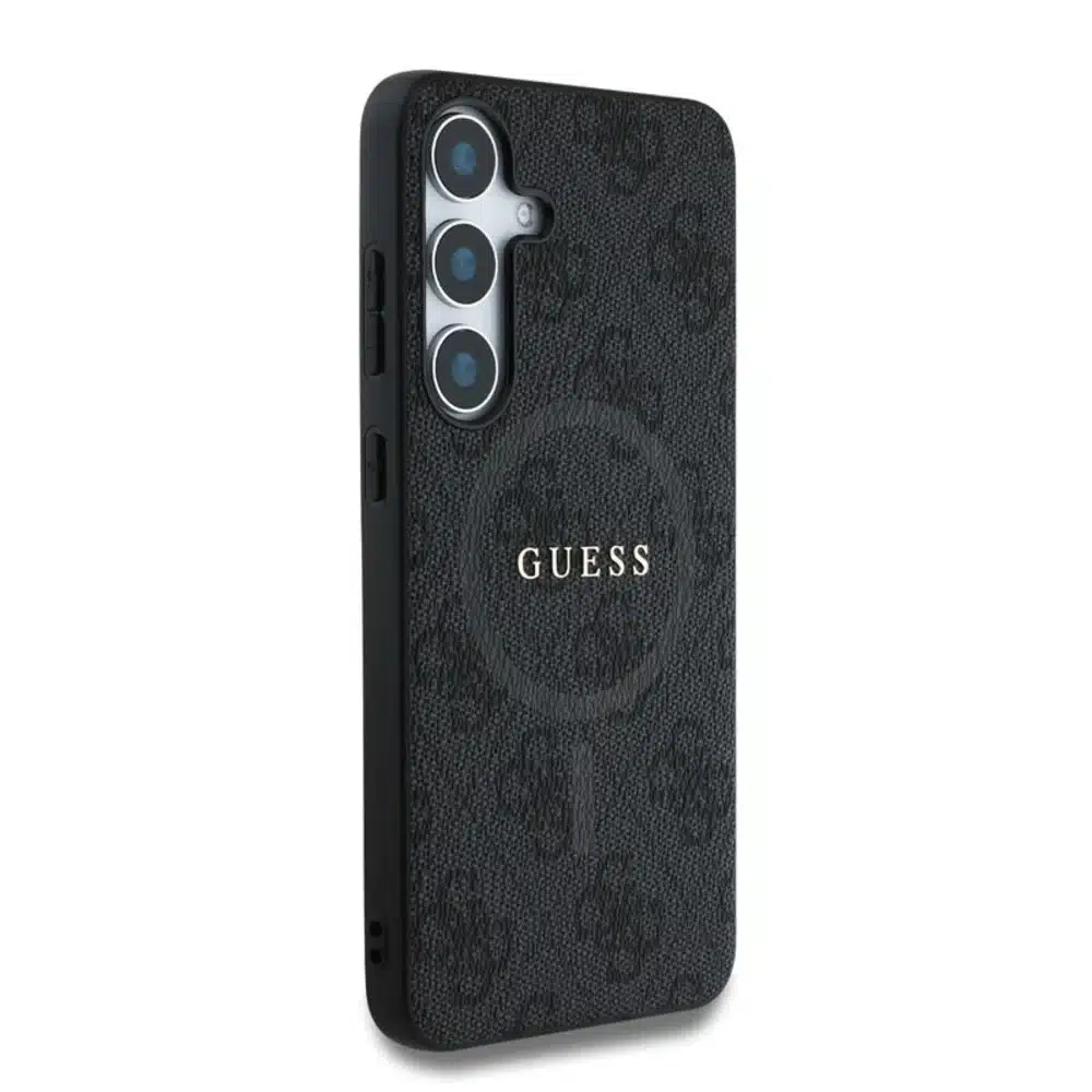 Guess Backcover Hoesje voor Galaxy S24-S25 – 4G Colored Ring Classic Logo – MagSafe – Zwart - Afbeelding 5