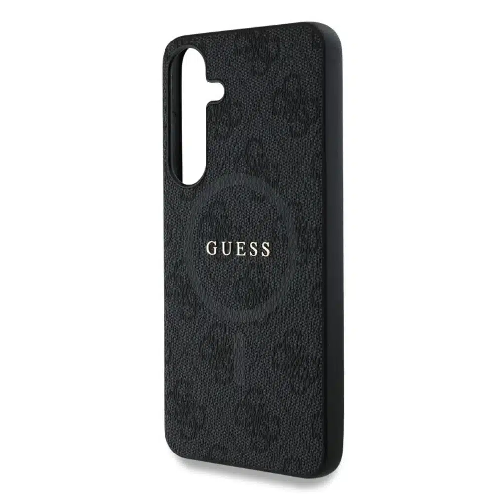 Guess Backcover Hoesje voor Galaxy S24-S25 – 4G Colored Ring Classic Logo – MagSafe – Zwart - Afbeelding 6