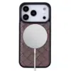 Cityhoesje-Bookcase 2-in-1-Woven-MagSafe-iPhone 17 Pro-18 Pro-Bruin - Thumbnail Image 4