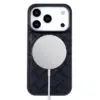 Cityhoesje-Bookcase 2-in-1-Woven-MagSafe-iPhone 17 Pro-18 Pro-Zwart - Thumbnail Image 4
