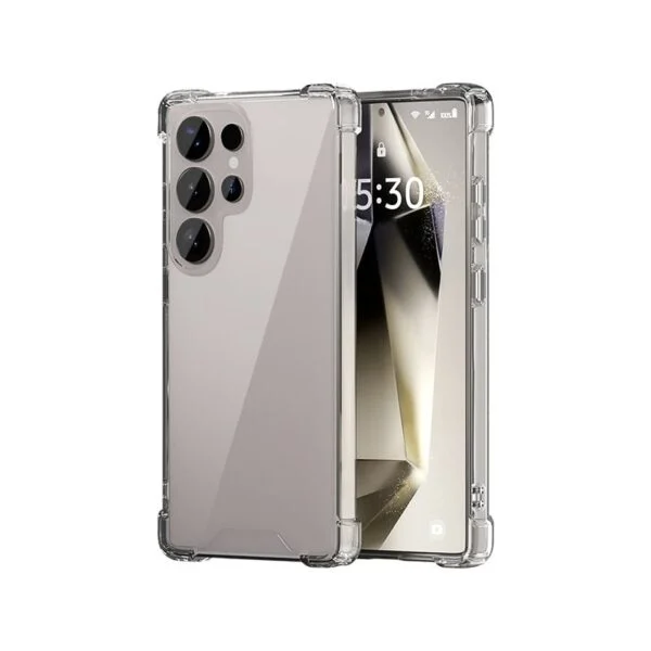 Cityhoesje - Backcover - Antishock - Geschikt voor Samsung S26 Ultra - Transparant - Afbeelding 1