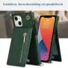 FONU-Fashion-Portemonnee-Hoesje-Met-Koord-iPhone-13-Groen-5