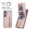 Solidenz-Fashion-Portemonnee-hoesje-met-koord-Samsung-Galaxy-S25-FE-Rosegoud-2