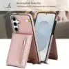 Solidenz-Fashion-Portemonnee-hoesje-met-koord-Samsung-Galaxy-S25-FE-Rosegoud-4