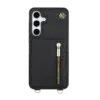 Solidenz Fashion Portemonnee hoesje met koord Samsung Galaxy S25 FE – Zwart - Thumbnail Image 5