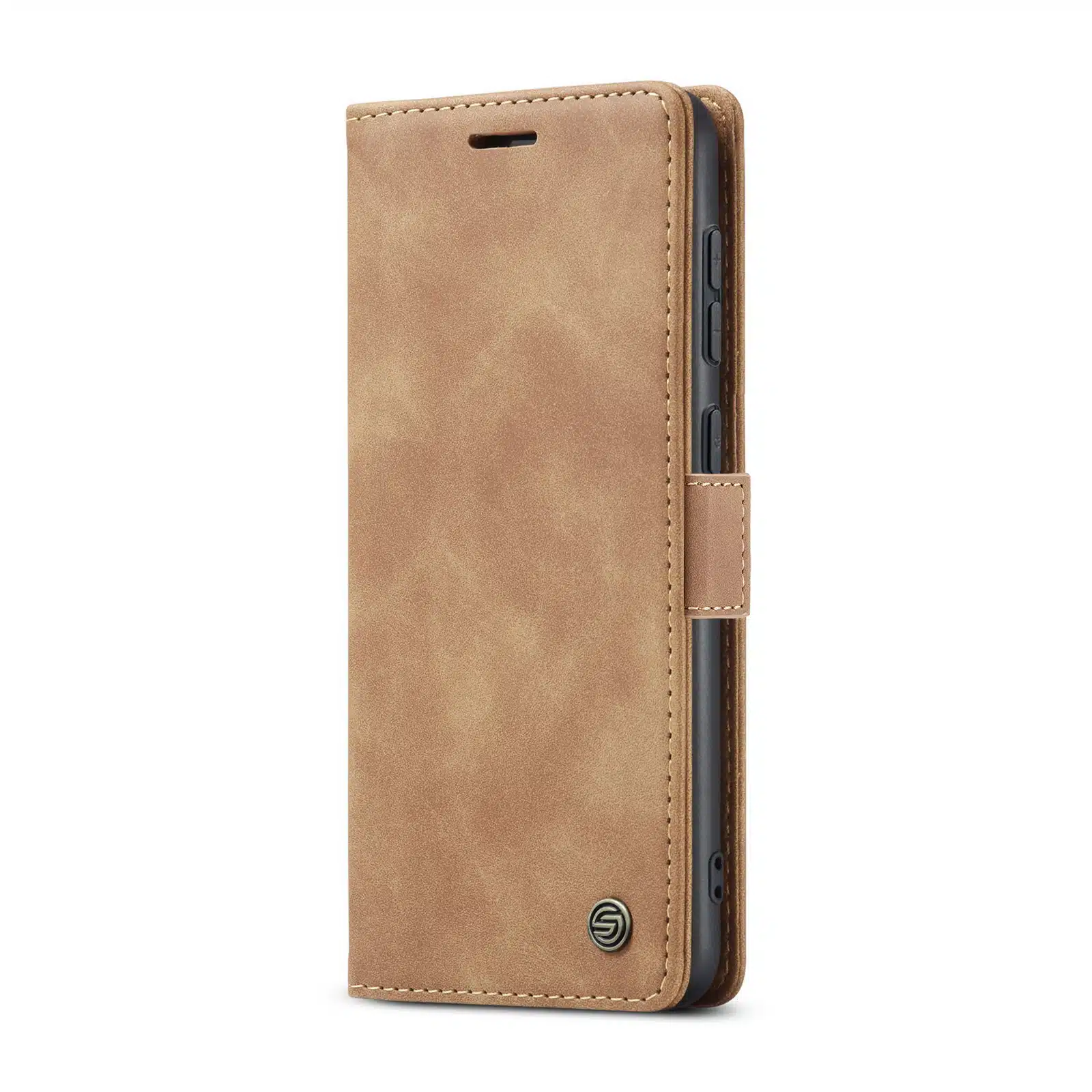 Solidenz Urban Book Samsung Galaxy S25 FE hoesje – Bruin - Afbeelding 2