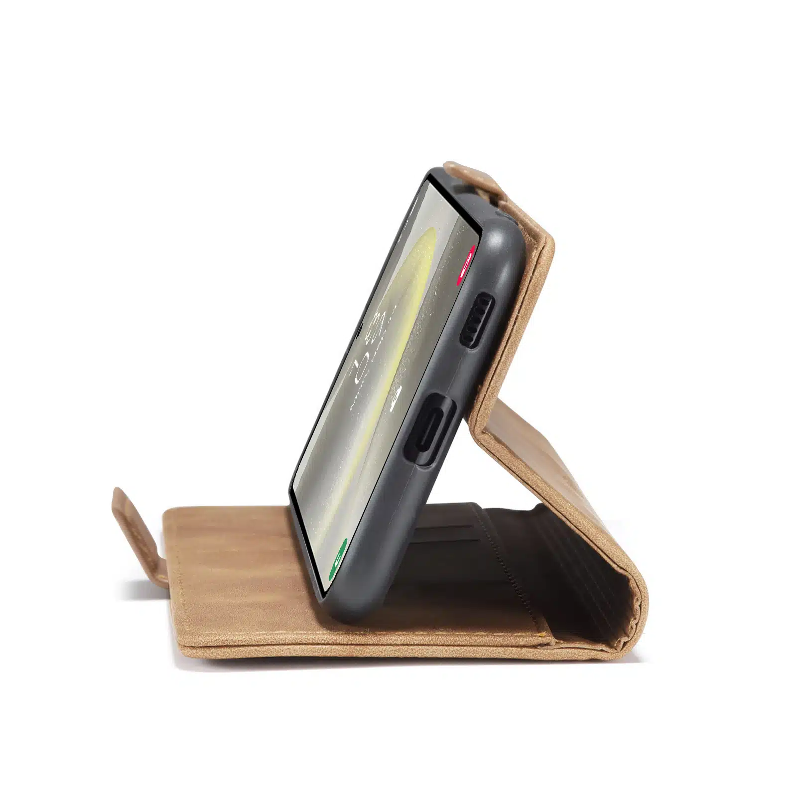 Solidenz Urban Book Samsung Galaxy S25 FE hoesje – Bruin - Afbeelding 7