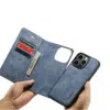 iPhone 15 Pro-Casemania 2in1 Magnetic BookCase-Grijs-2-Cityhoesje.nl