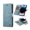 Casemania - 2-in-1 Bookcase Hoesje – iPhone 15 Pro - LichtBlauw - Thumbnail Image 1