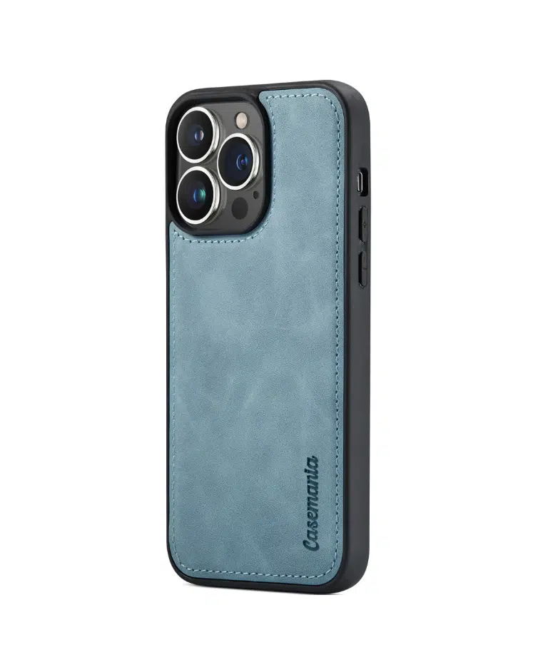 Casemania - 2-in-1 Bookcase Hoesje – iPhone 15 Pro - LichtBlauw - Afbeelding 3