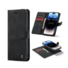 iPhone 15 Pro Casemania 2in1 Magnetic BookcaseCase- Zwart-1-Cityhoesje.nl