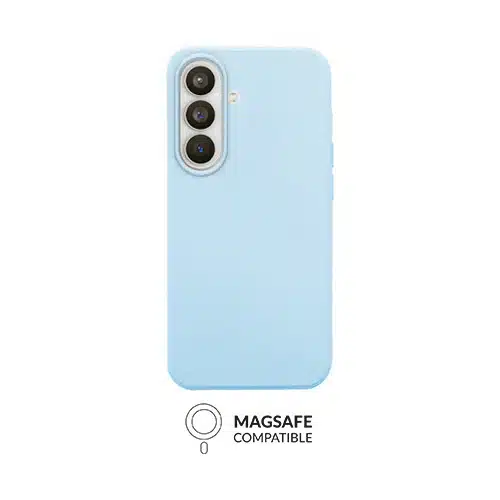 Zanaé - Backcover hoesje - Geschikt voor Samsung S26 - Magsafe - Siliconen - Licht Blauw - Afbeelding 2