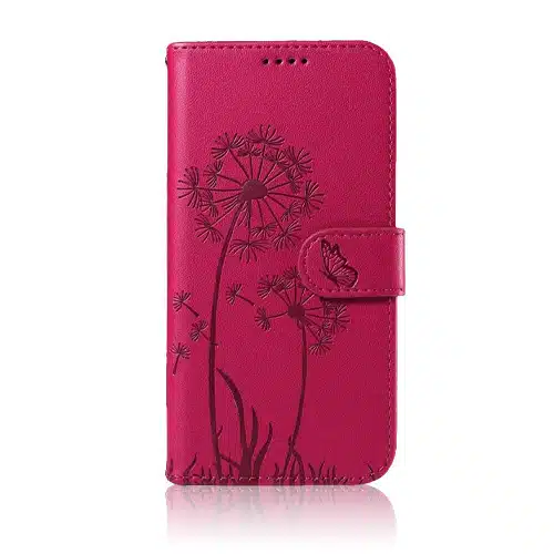 Zanaé - Bookcase Blowball - Geschikt voor Samsung S26 - Rood - Afbeelding 1