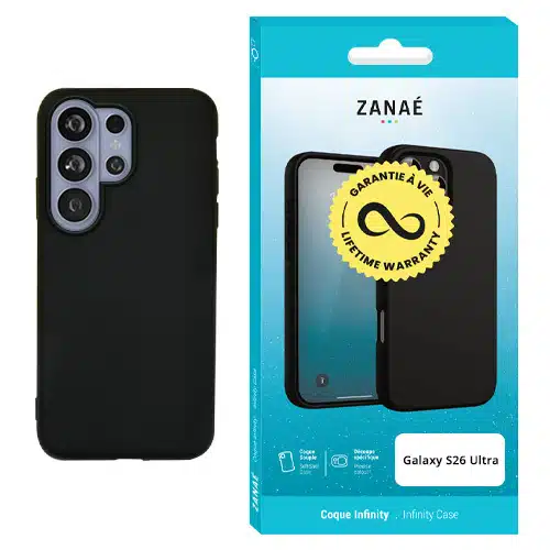Zanaé - Backcover hoesje - Geschikt voor Samsung S26 Ultra - Siliconen - Zwart - Afbeelding 2