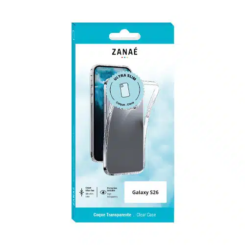 Zanaé - Backcover hoesje - Geschikt voor Samsung S26 Plus - Siliconen - Transparant - Afbeelding 2