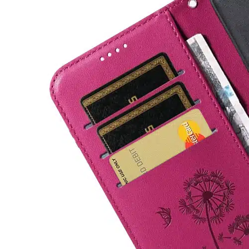Zanaé - Bookcase Blowball - Geschikt voor Samsung S26 - Rood - Afbeelding 3