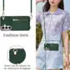 Solidenz Fashion Portemonnee hoesje met koord Samsung Galaxy S26 – Groen - Thumbnail Image 3