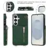 Solidenz Fashion Portemonnee hoesje met koord Samsung Galaxy S26 – Groen - Thumbnail Image 4