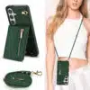 Solidenz Fashion Portemonnee hoesje met koord Samsung Galaxy S26 – Groen - Thumbnail Image 6