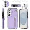 Solidenz Fashion Portemonnee hoesje met koord Samsung Galaxy S26 – Paars - Thumbnail Image 4