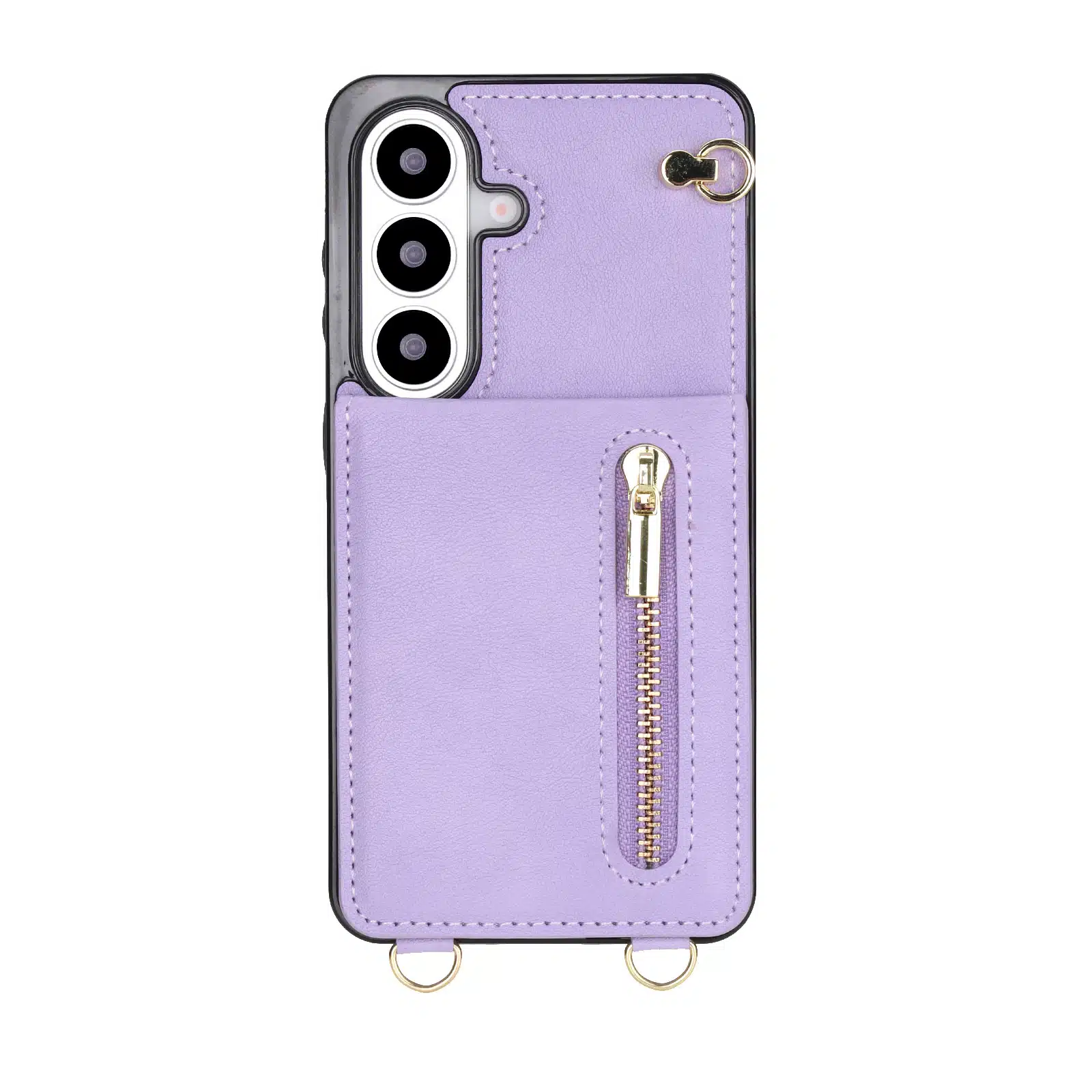 Solidenz Fashion Portemonnee hoesje met koord Samsung Galaxy S26 – Paars - Afbeelding 7
