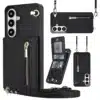 Solidenz Fashion Portemonnee hoesje met koord Samsung Galaxy S26 Plus – Zwart - Thumbnail Image 1