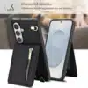 Solidenz Fashion Portemonnee hoesje met koord Samsung Galaxy S26 Plus – Zwart - Thumbnail Image 11