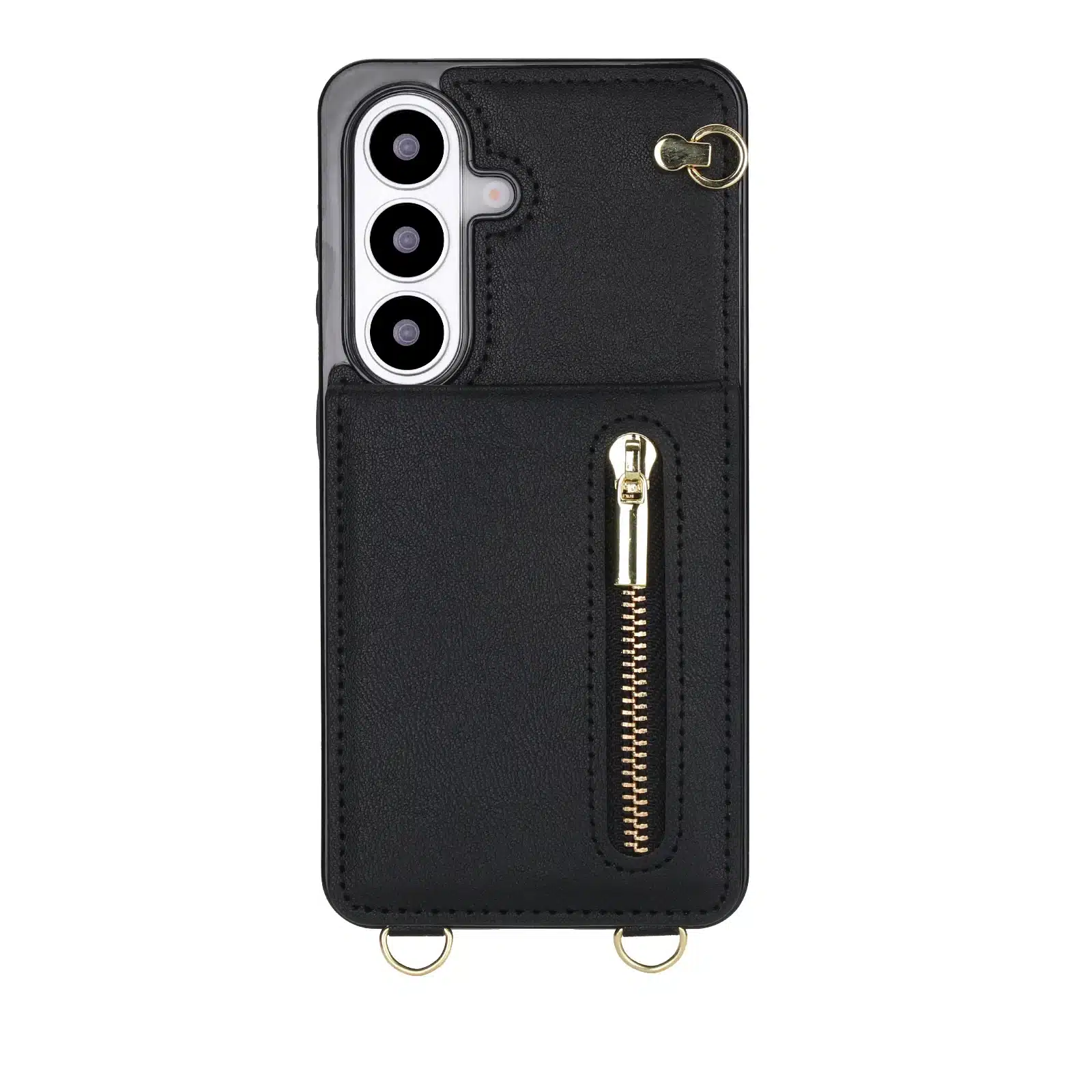 Solidenz Fashion Portemonnee hoesje met koord Samsung Galaxy S26 Plus – Zwart - Afbeelding 9