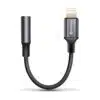 Swissten - Audio Adapter - Lightning - Jack 3.5mm - 0.15m - iPhone - Zwart - Thumbnail Image 2
