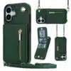Solidenz-Fashion-Portemonnee-hoesje-met-koord-iPhone-17-Groen-1