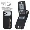 Solidenz-Fashion-Portemonnee-hoesje-met-koord-iPhone-17-Pro-Max-Zwart-2