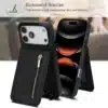 Solidenz-Fashion-Portemonnee-hoesje-met-koord-iPhone-17-Pro-Max-Zwart-4