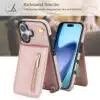 Solidenz-Fashion-Portemonnee-hoesje-met-koord-iPhone-17-Rosegoud-5