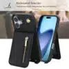 Solidenz-Fashion-Portemonnee-hoesje-met-koord-iPhone-17-Zwart-5
