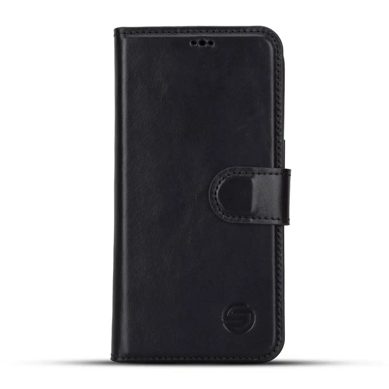 Solidenz Moda Book Samsung Galaxy S26 Ultra echt leren hoesje – Zwart - Afbeelding 1